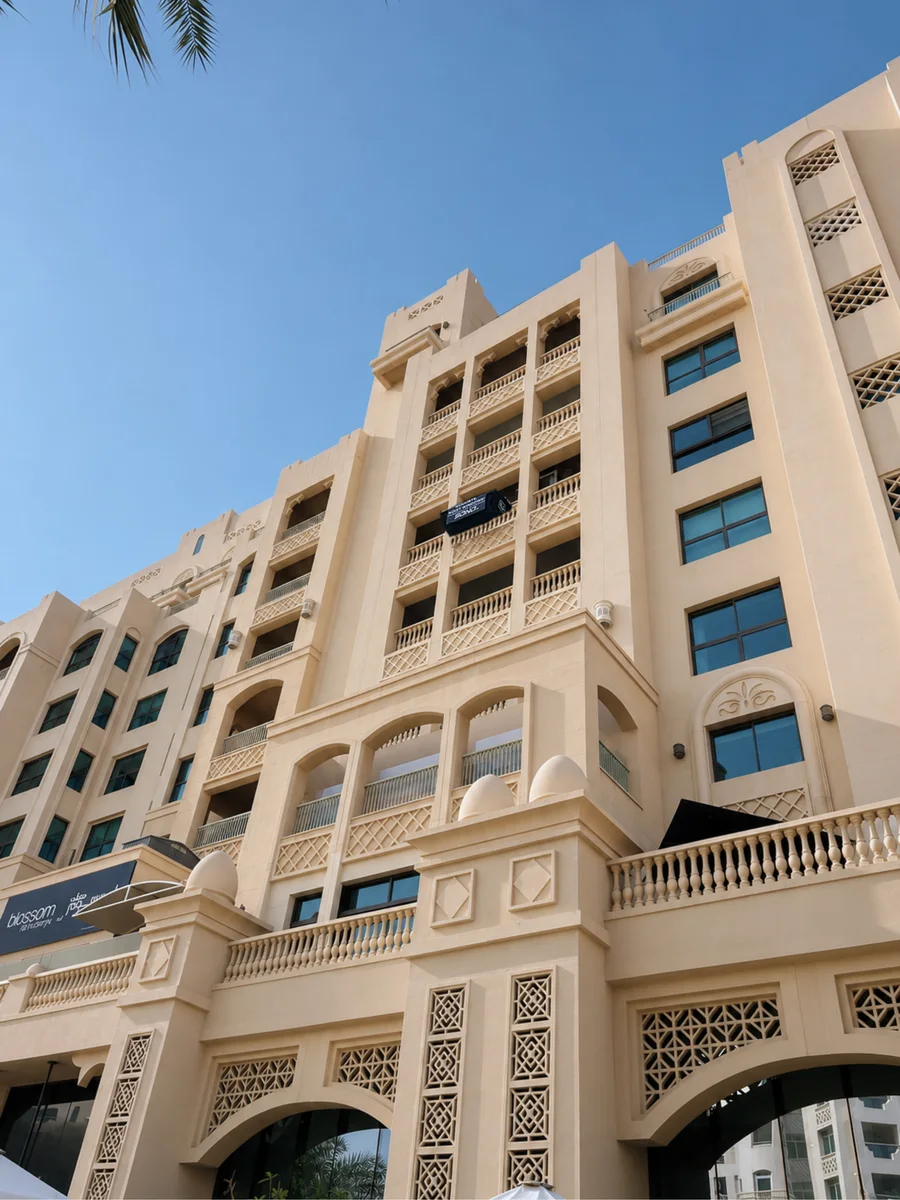 Golden Mile 3 building facade, Palm Jumeirah